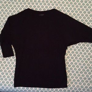 Navy Boatneck Dolman Sleeve Sweater from Limited